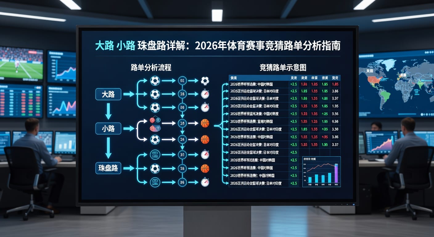 大路小路珠盘路 2026世界杯投注实用解析